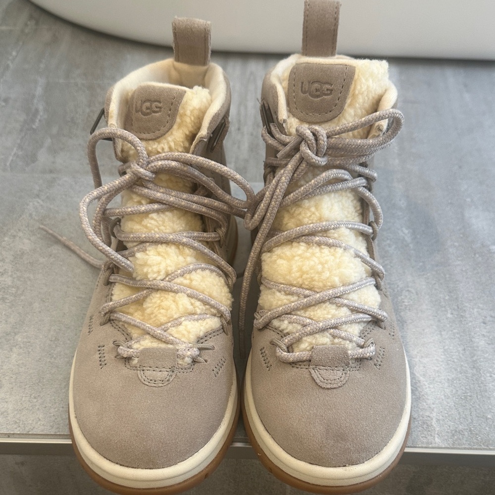 UGG Kids' Tan and Cream Boots